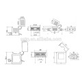 32V auto fuse holder with 100mm on each side